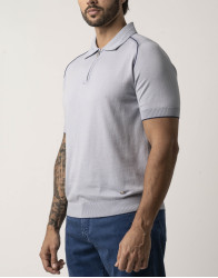 Castello d'Oro Light Blue Polo T-shirt  thumbnail 4